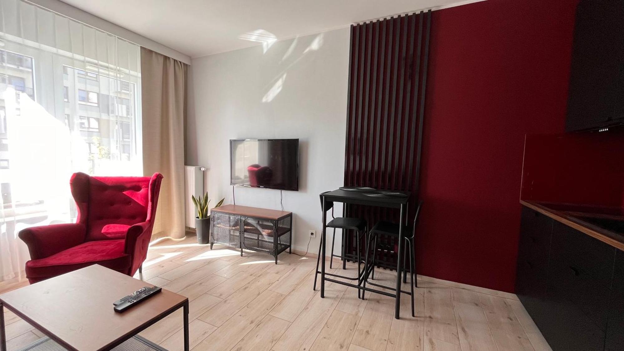 New Apartment Mona Warsaw Red Exterior photo